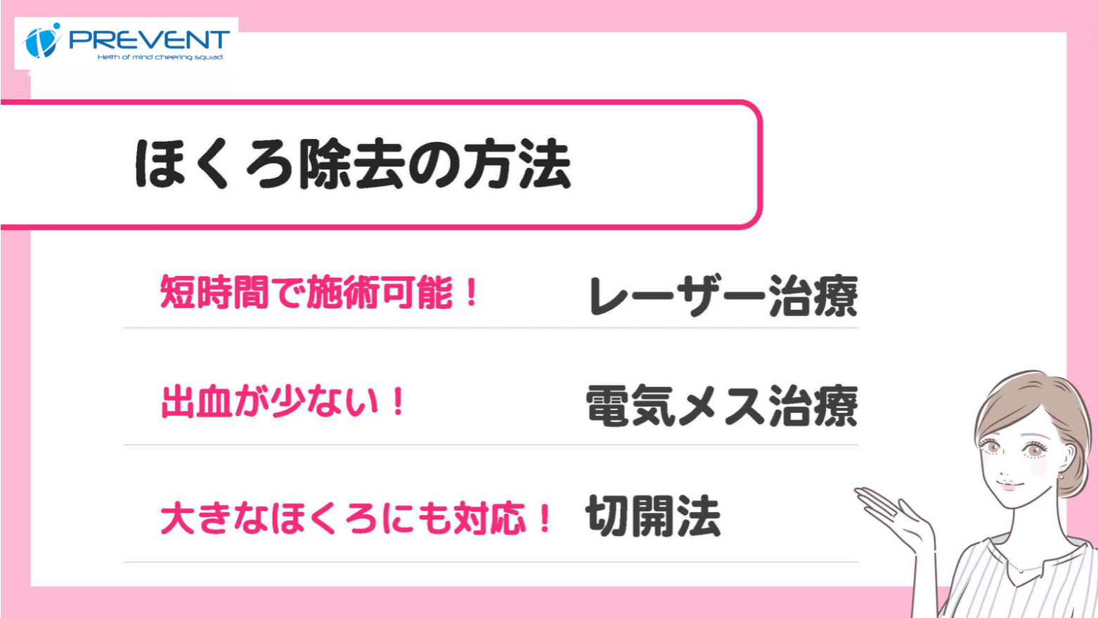 ほくろ除去_除去方法
